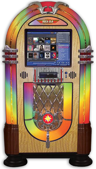 Digital Rock-Ola-Nostalgic Bubbler-Jukebox-Touchscreen
