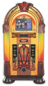 Rock-Ola Jukebox Harley Davidson Music Center Touchscreen